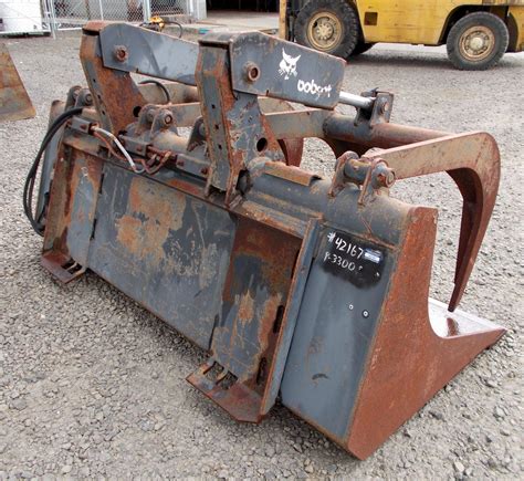 grapple skid steer bucket|used skid steer grapple for sale.